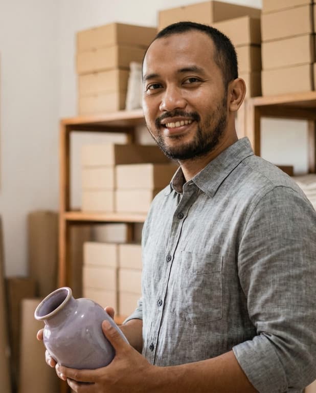 Pemilik UMKM membangun brand-nya